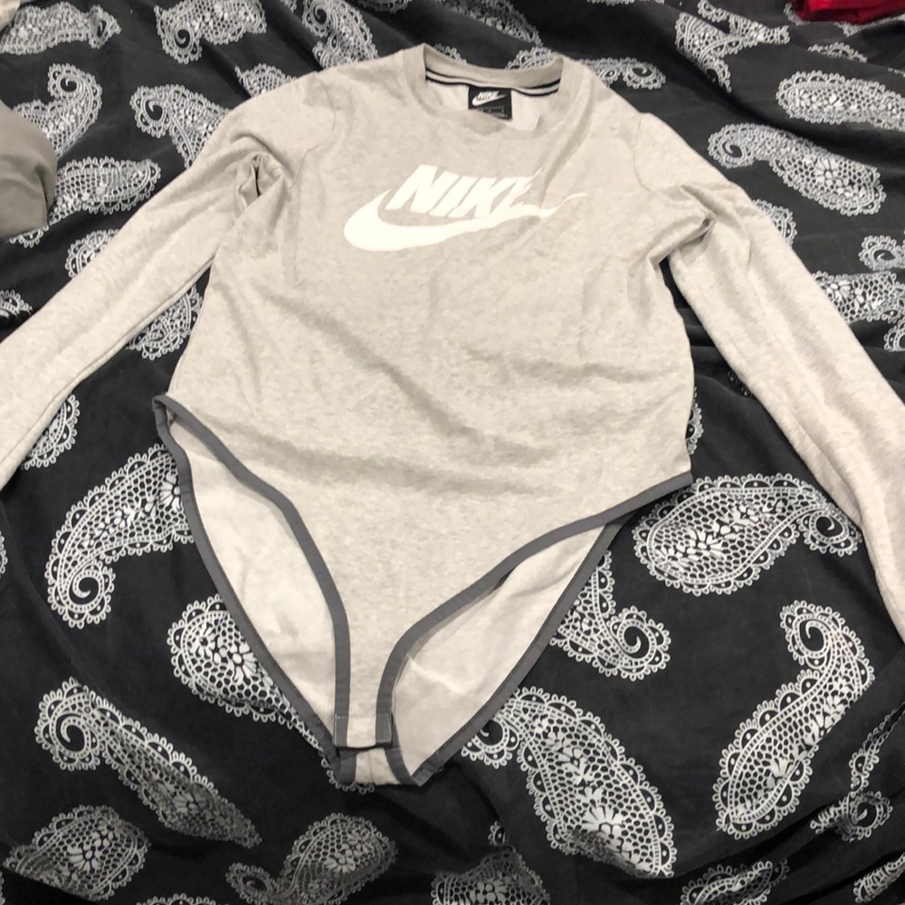 Gray Nike boysuit